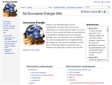 Tablet Screenshot of dewiki.nl